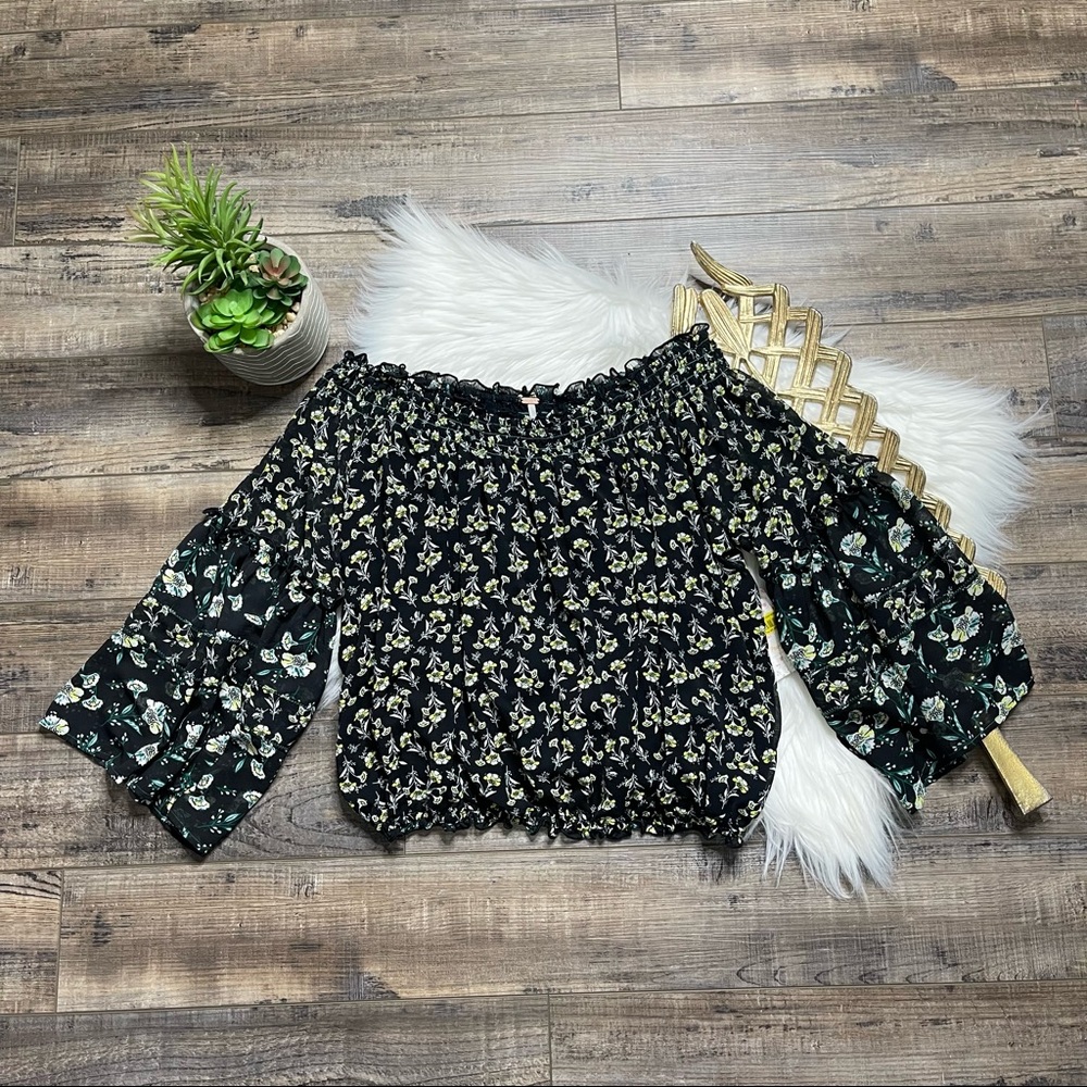Free‎ People Rose Valley Floral Printed Blouse